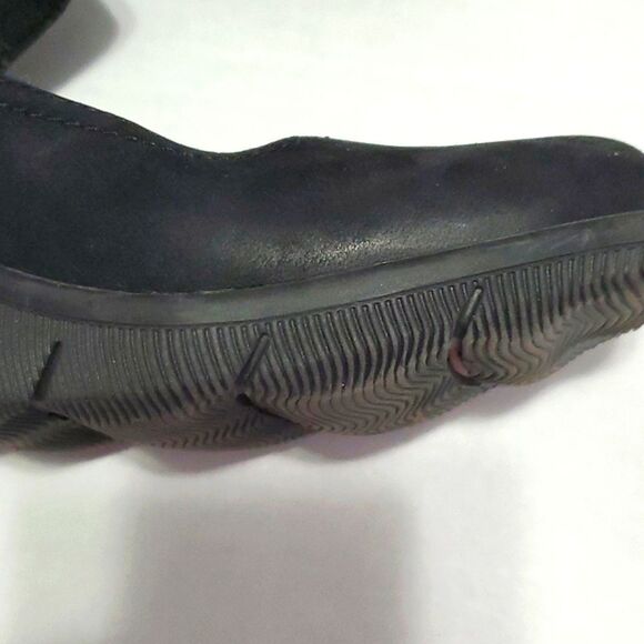 Cobb Hill by New Balance Black Leather Comfort Walking Work Platform Shoes - Picture 10 of 14